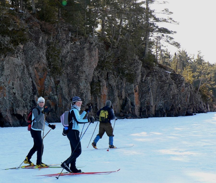 Cross Quetico Tour skiers