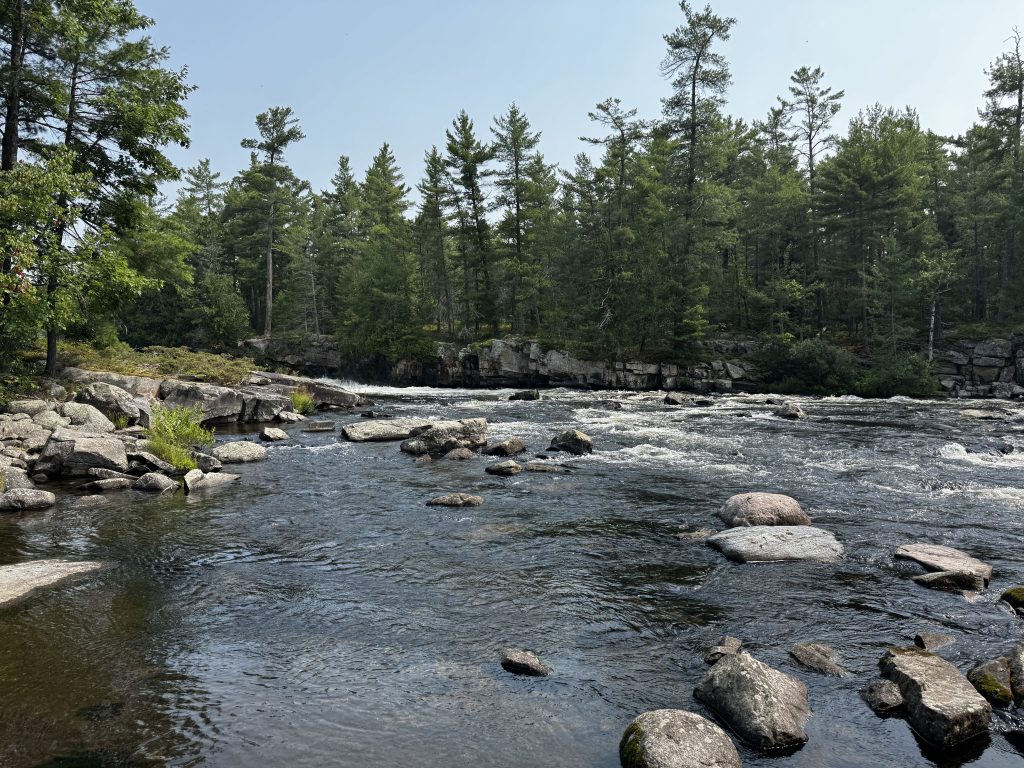 Section of the Five Finger Rapids, French River