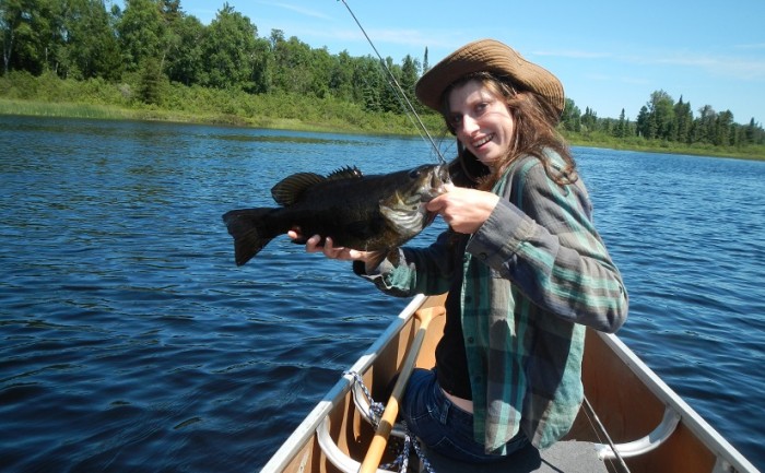 Backcountry fishing at Quetico