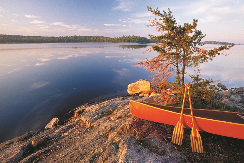 Backcountry fishing at Quetico