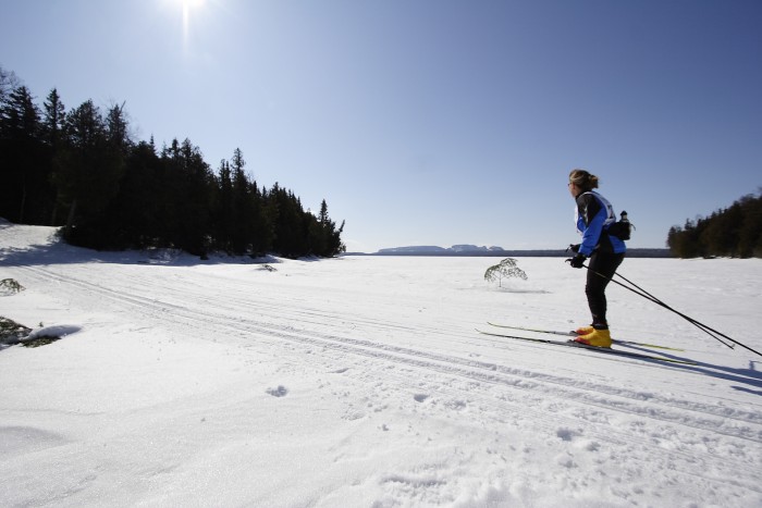 Sleeping Giant skier