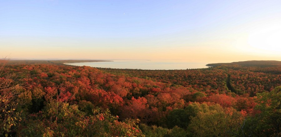 Pancake Bay_Fitz Lookout_fall sunset_Panorama1