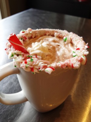 peppermint hot chocolate