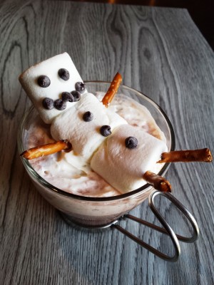 Snowman hot chocolate