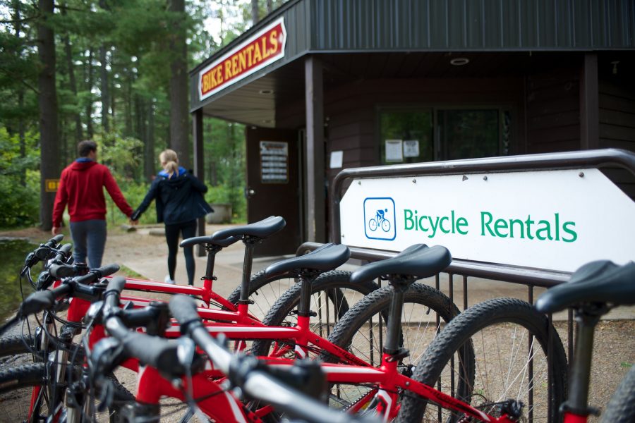 bike rental kiosk