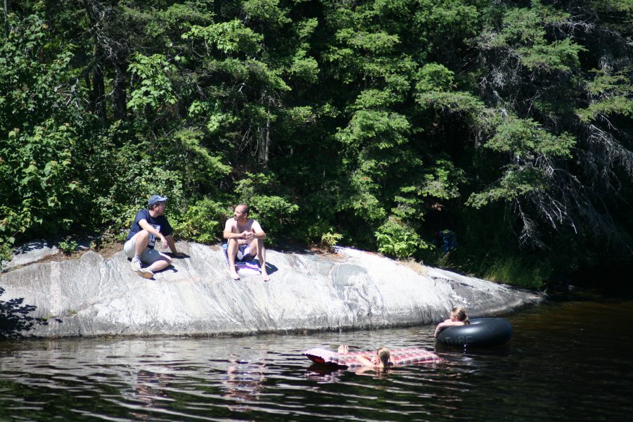 Marten River summer by the river