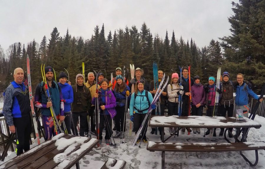 Quetico skiers