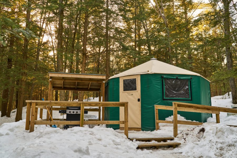 Silent Lake yurt