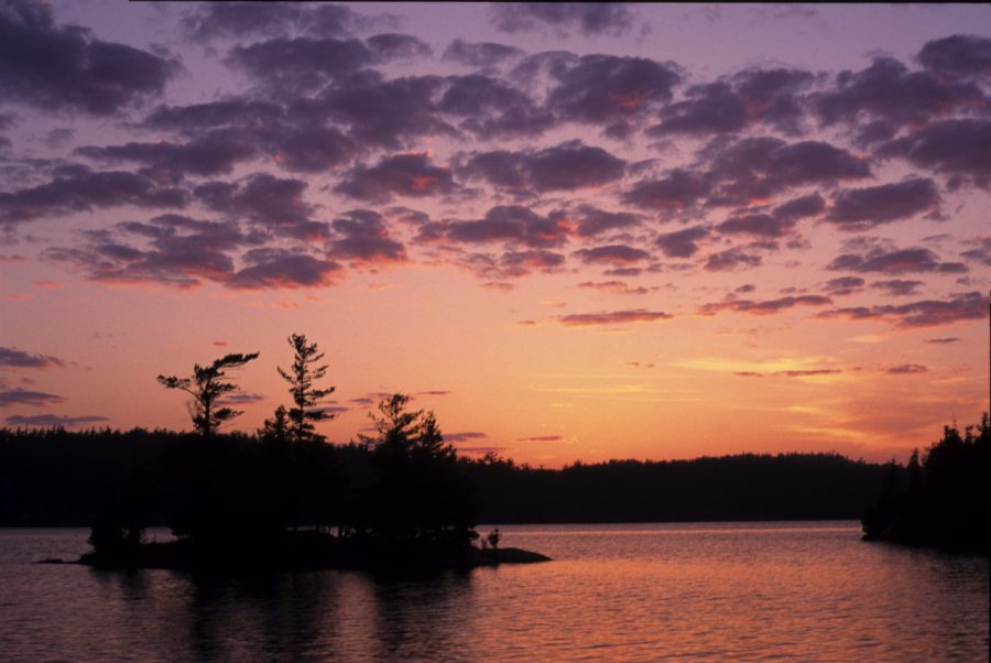 Charleston Lake sunset