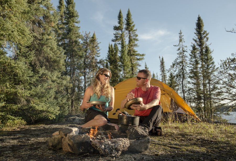 tent at Wabakimi