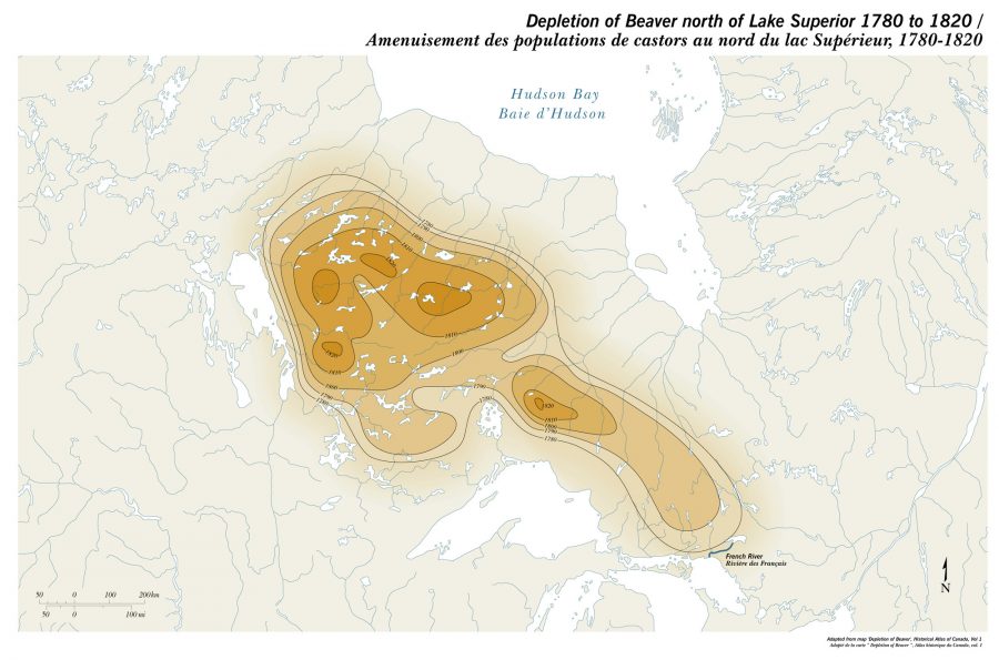 beaver depletion map