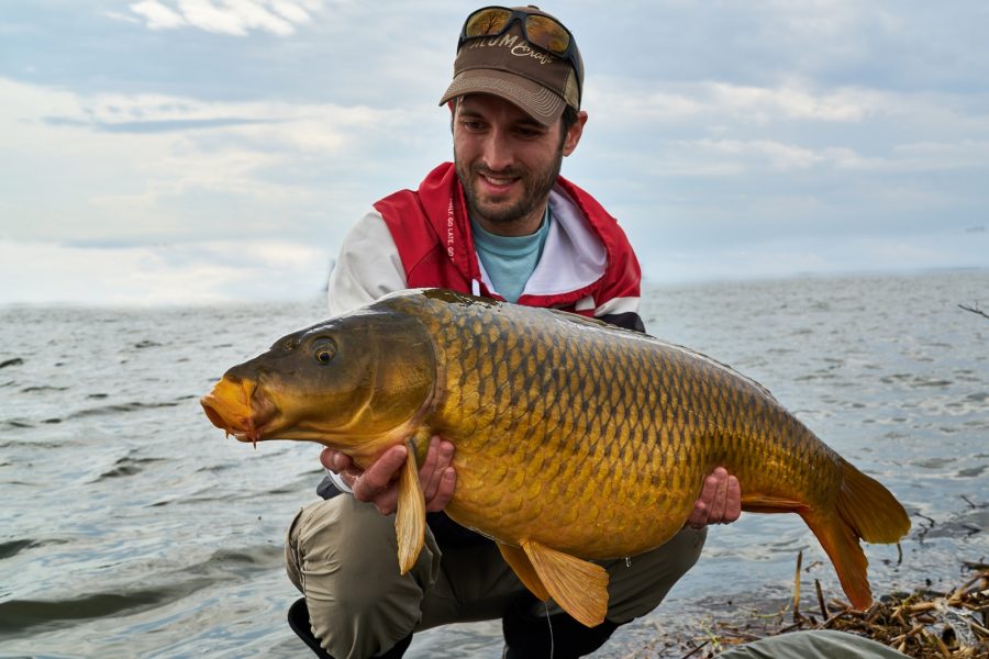 Eric holding carp