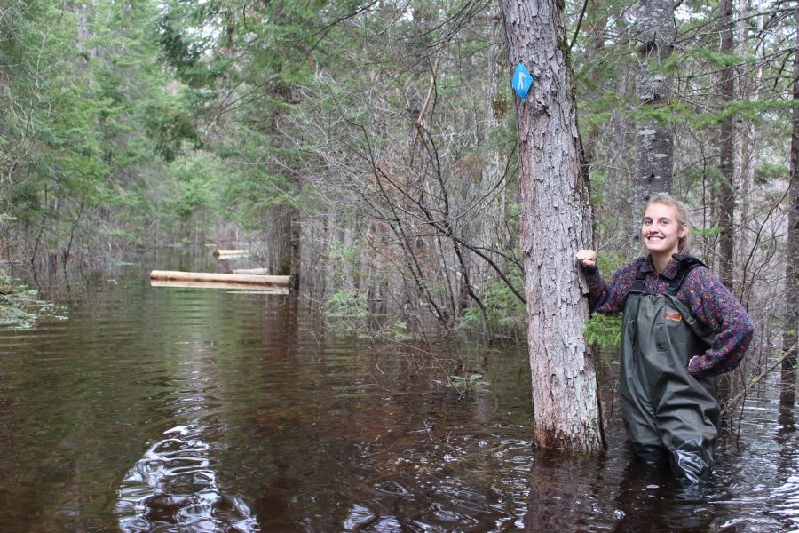 Bonnechere staff in hipwaders