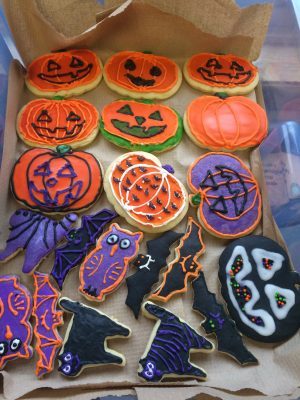 Halloween sugar cookies