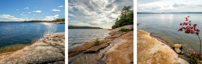 rocky shoreline