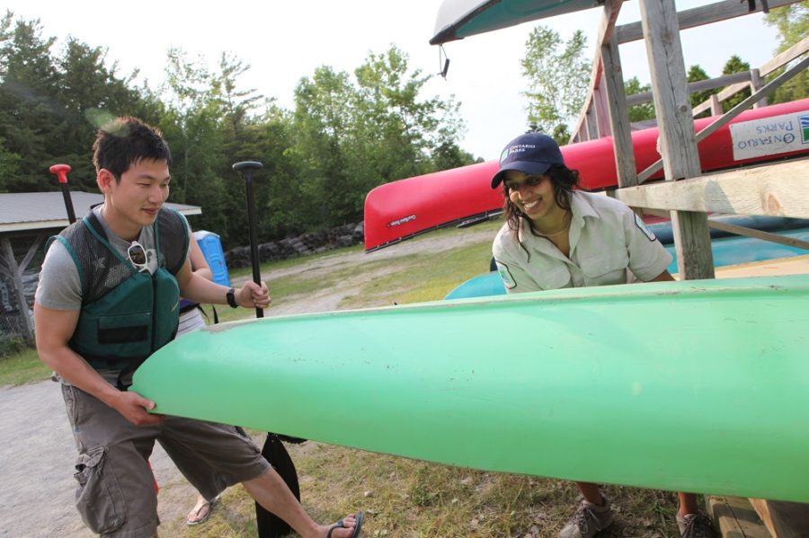 canoe rental at Sandbanks