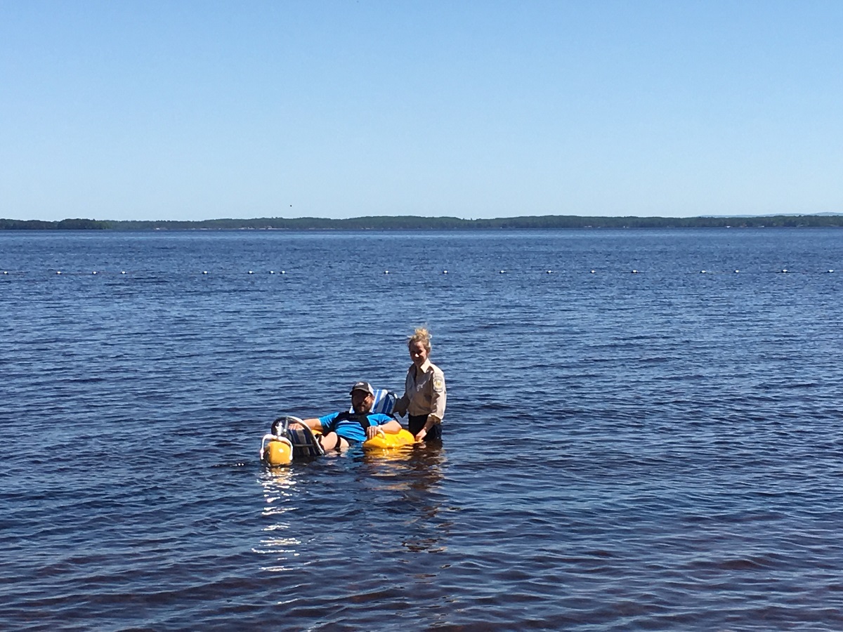 water wheelchair