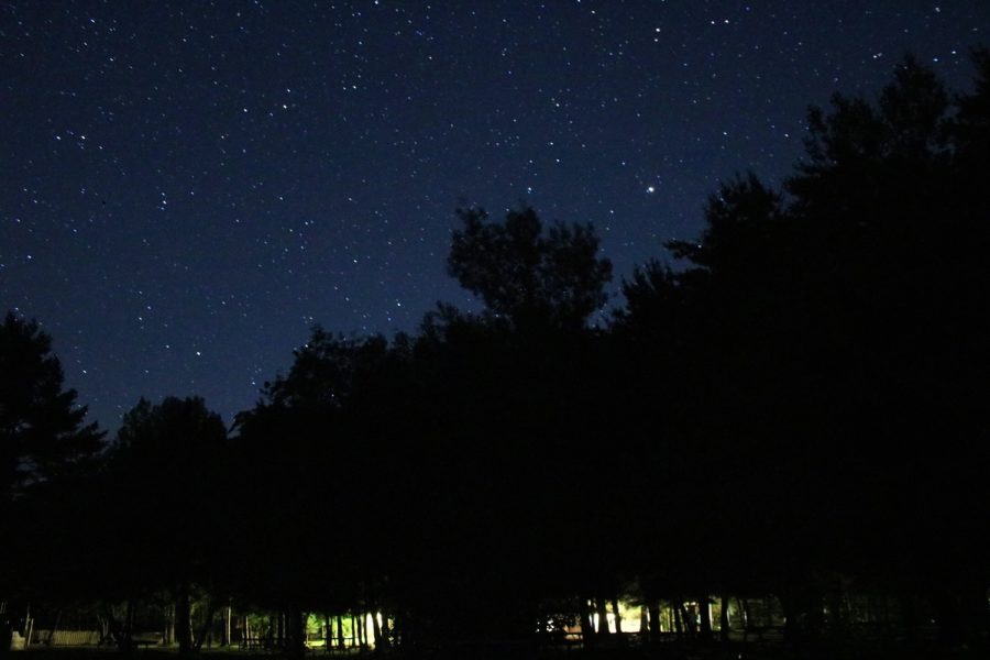 Night Sky photo taken on beach. 