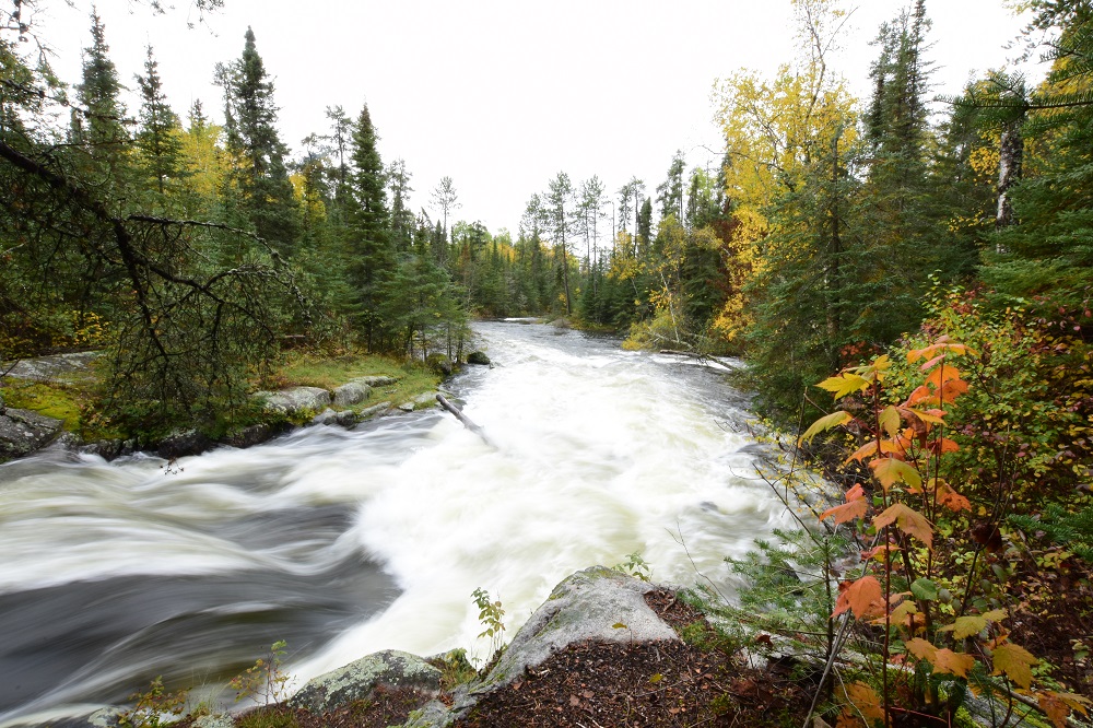 rushing river rapids