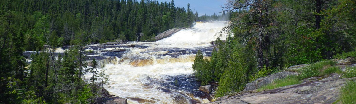 View of silver falls.