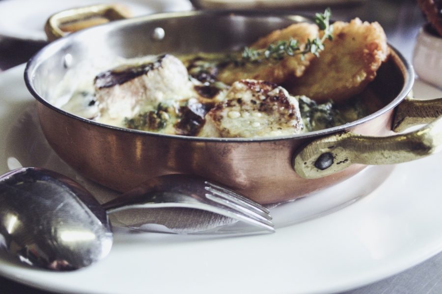 Pork Medallions in a pan