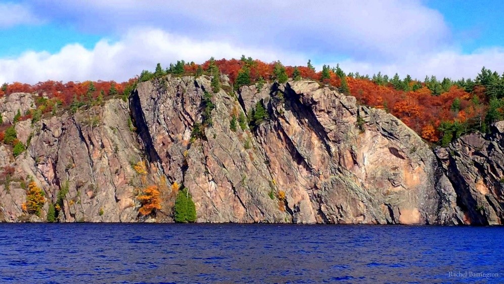 Mazinaw Rock in the fall