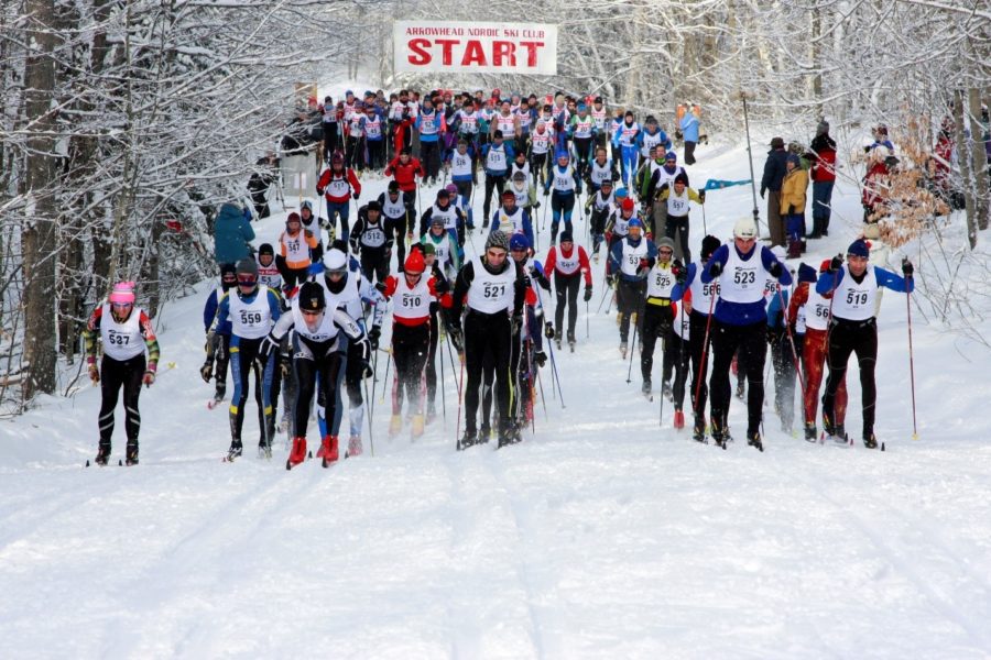 Muskoka Ski Loppet start