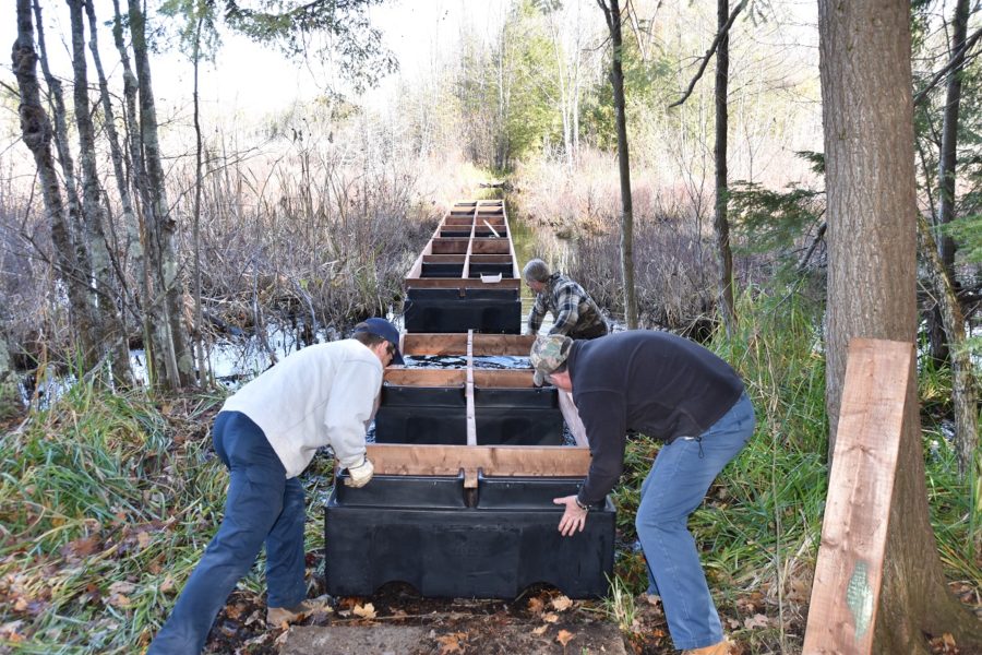 Boardwalk Construction<br />Silver Lake, fall 2015<br 