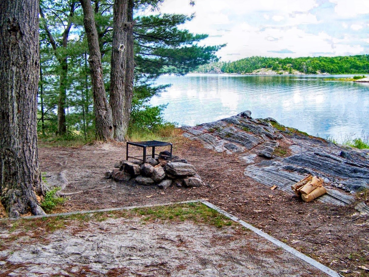 backcountry campsite