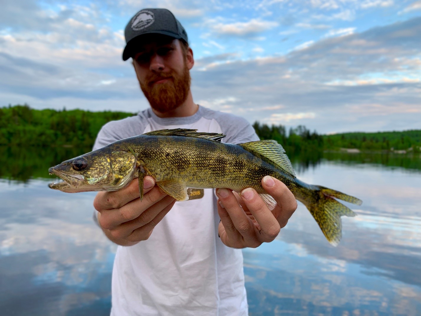 person with fish