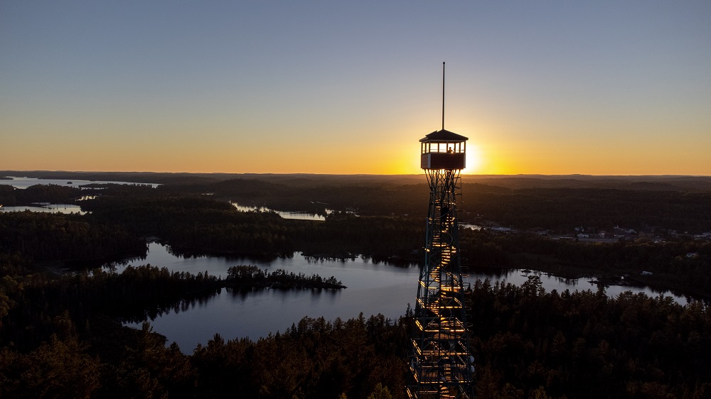 Firetower near park