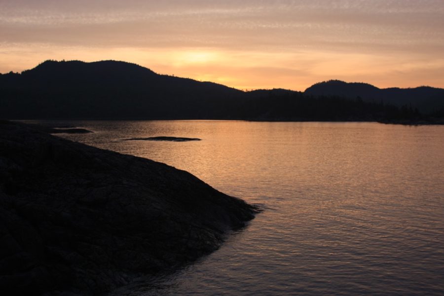 Sunrise over Brule Harbour