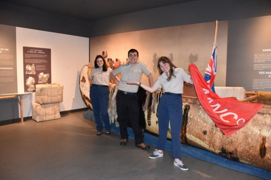 Staff in the Mattawa River Visitor Centre