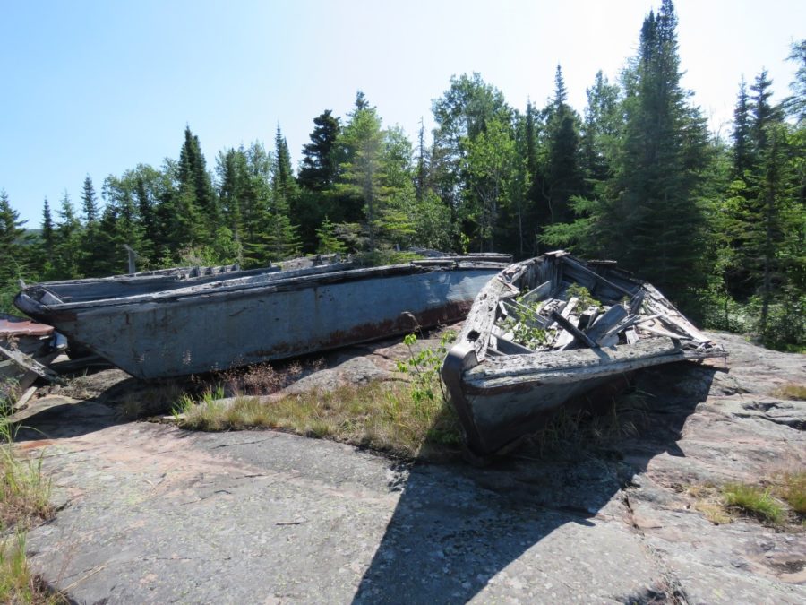 zLogging boats circa 1940's used by Prisoner's of War