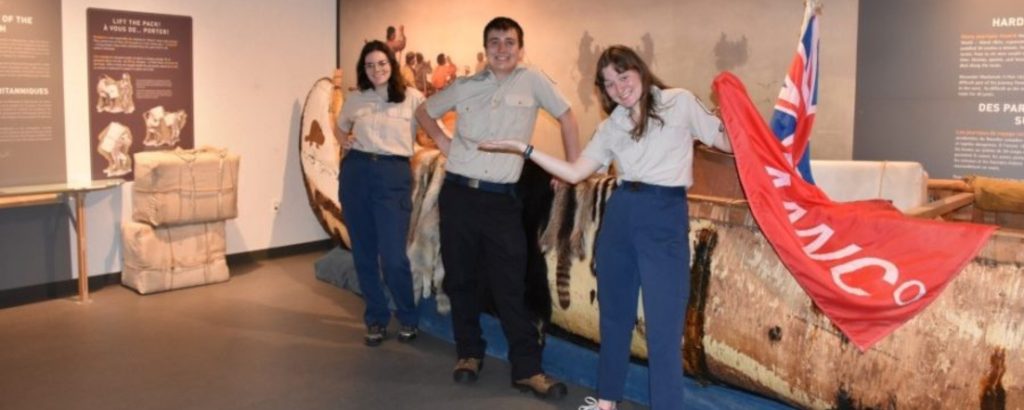 Staff in the Mattawa River Visitor Centr