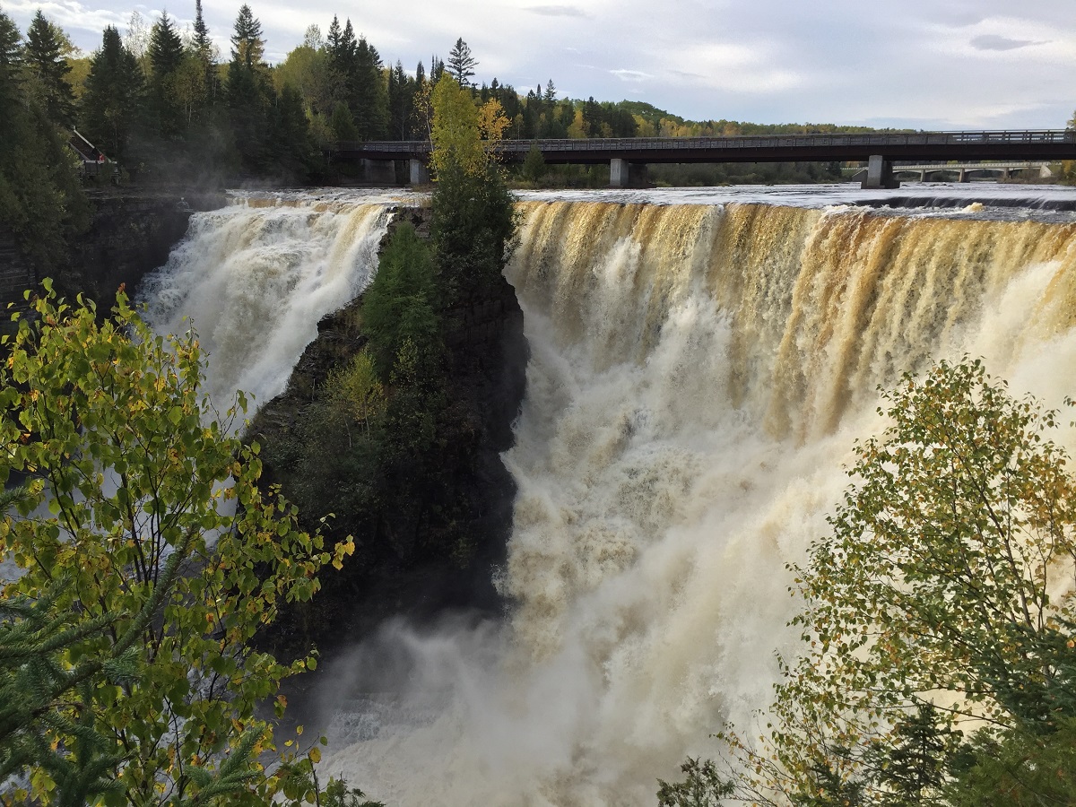 huge waterfall