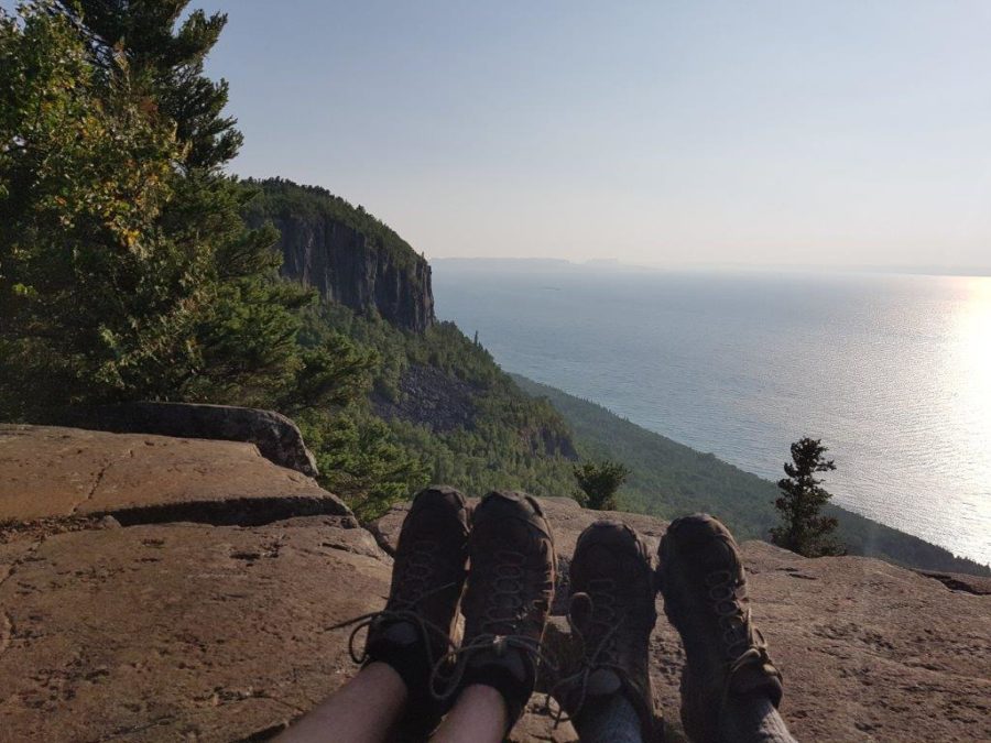 View of Lake Superior.