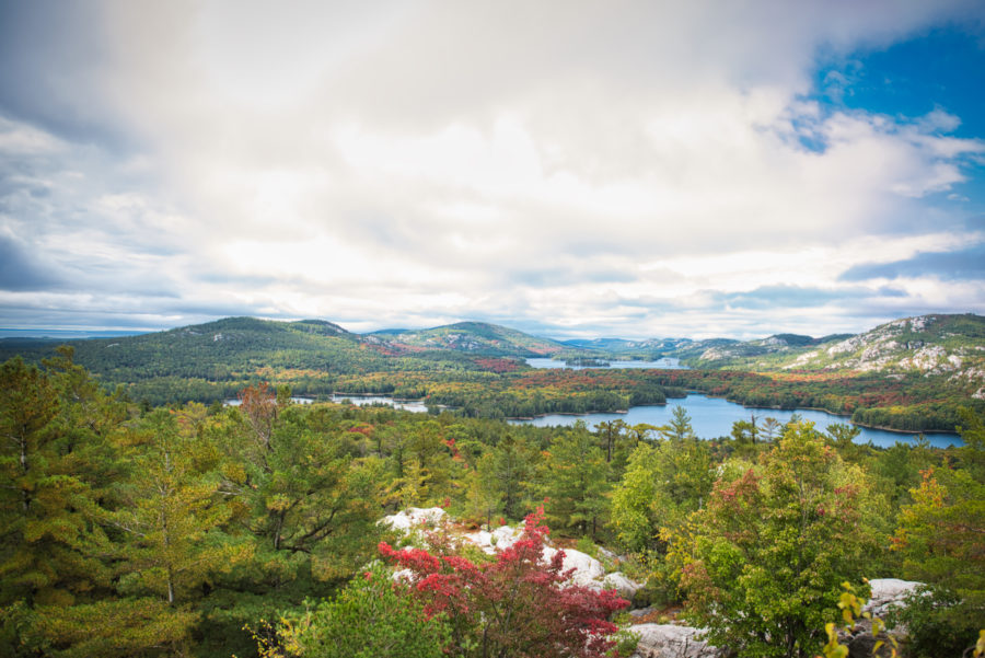 View from the top of the Crack at Killarney