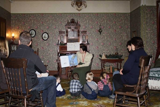 kids gathered for storytime