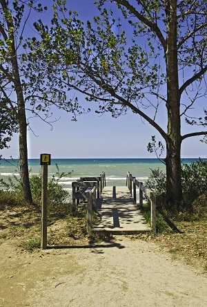 walkway down to beach