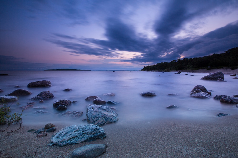 rocky shoreline