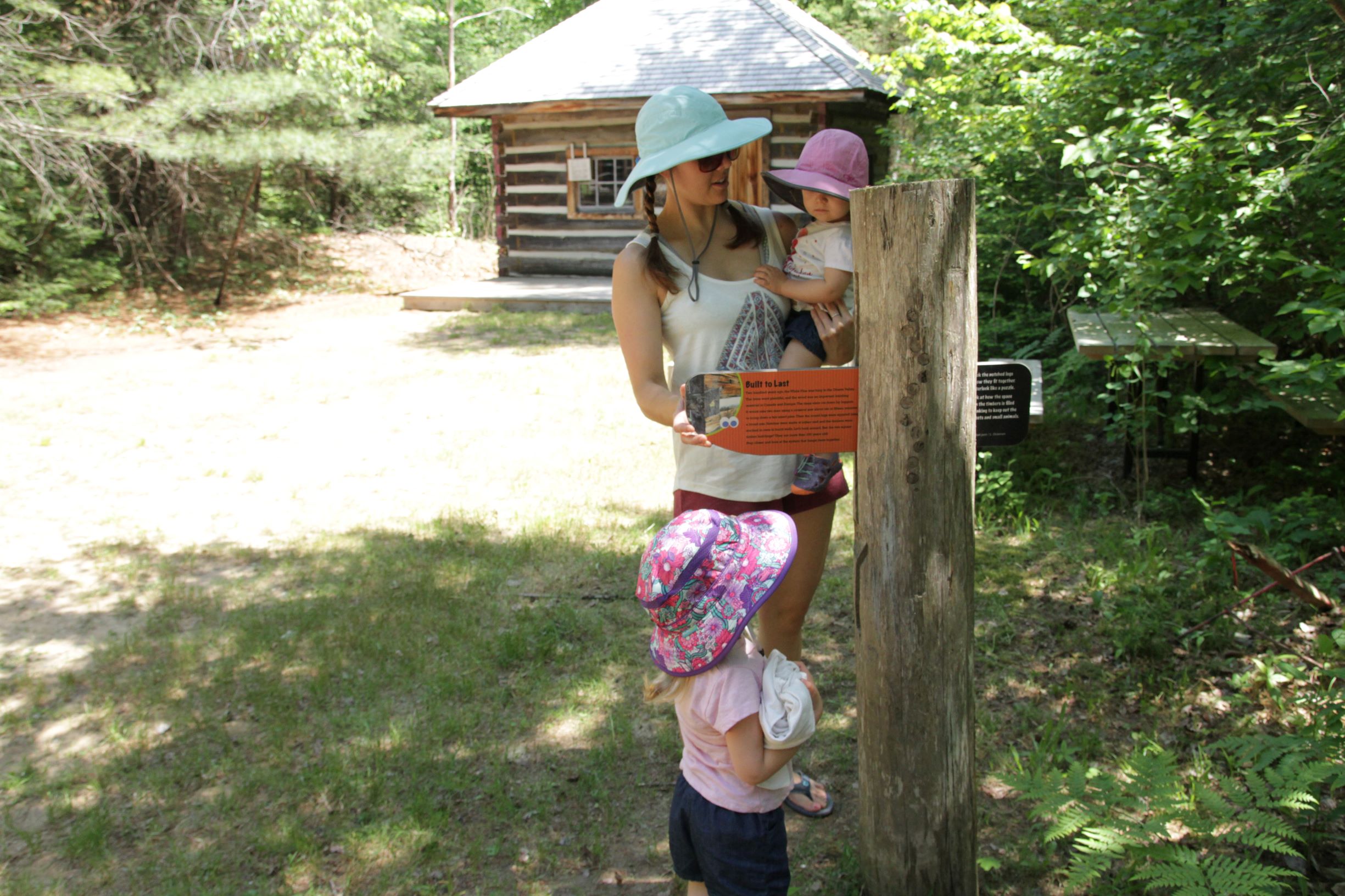 Family on the Footprints in Time Trail