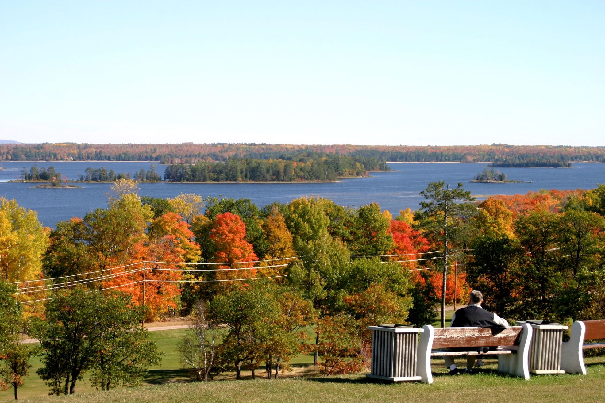 Scenic view of Home Fires Park in Petawawa