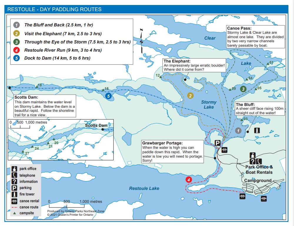 restoule map