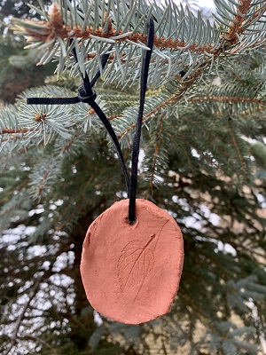 clay decoration on tree