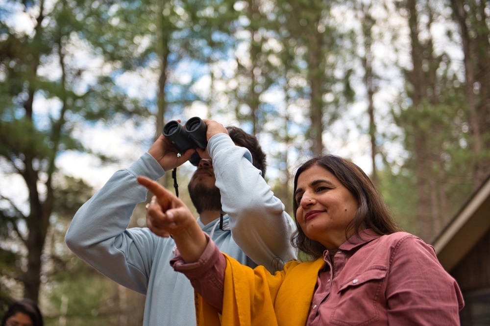 people birding