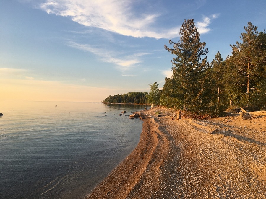 Beach at MacGregor