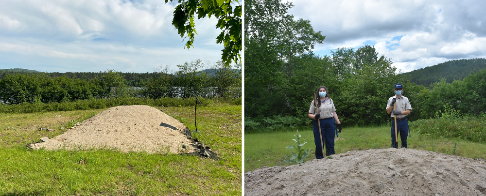 staff and nesting site