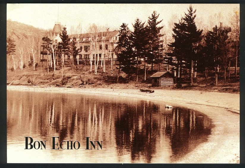 A postcard of the Bon Echo Inn.