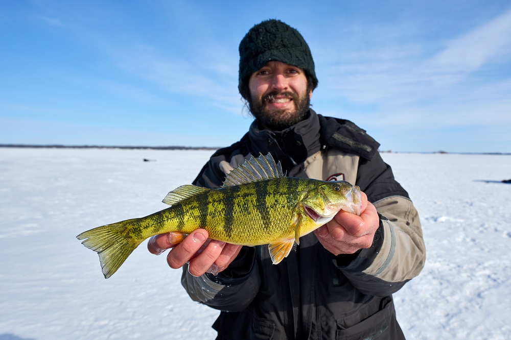 man holding fish